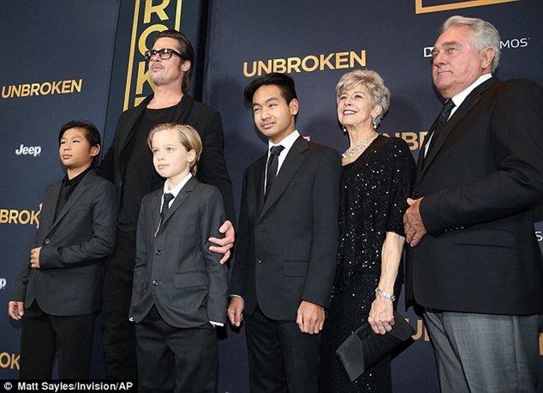 Shiloh Jolie-Pitt looks the spitting image of Angelina and Brad at Unbroken premiere